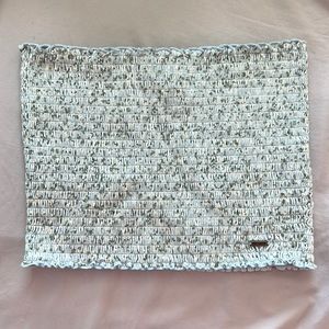 Hollister Floral Blue Tube Top